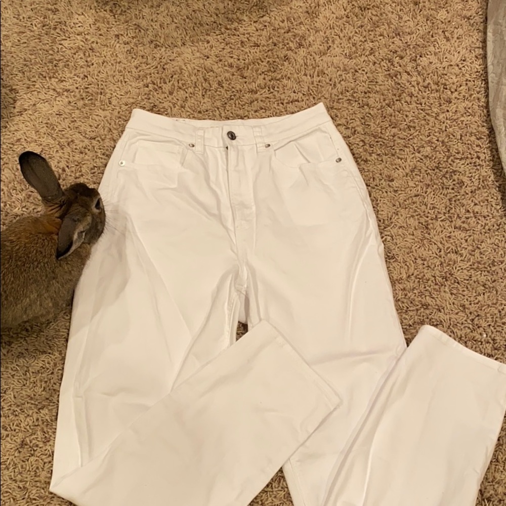 White jeans